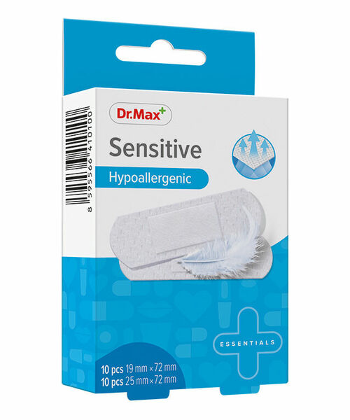 Dr.Max Sensitive Hypoallergenic 2 velikosti náplast 20 ks porovnat ceny