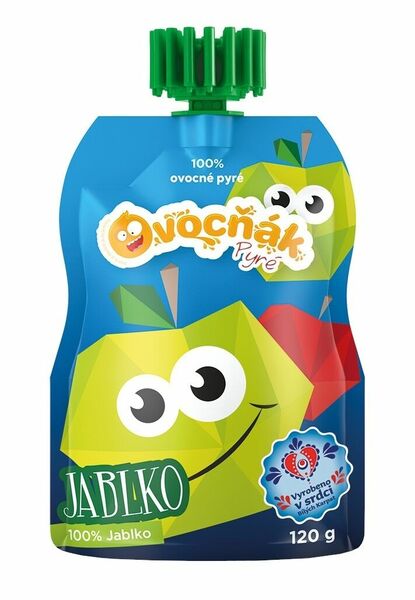 Ovocňák  Ovocné pyré jablko 100% 120g porovnat ceny