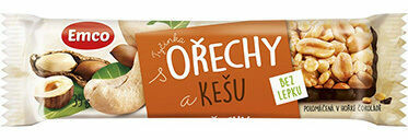 EMCO Tyčinka Ořechy a kešu 35g porovnat ceny