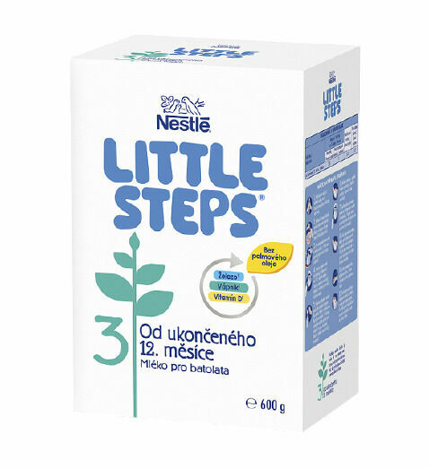 Little steps 3 Mléčná výživa pro batolata 600g porovnat ceny