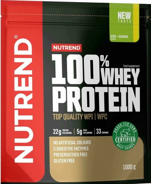 Nutrend 100% Whey Protein kiwi/banán 1000g porovnat ceny