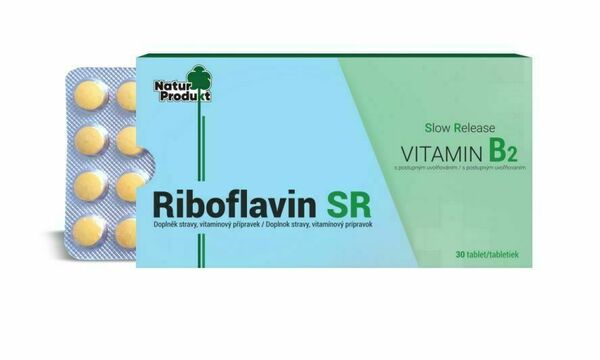 Naturprodukt Riboflavin vitamin B2 30 tablet porovnat ceny
