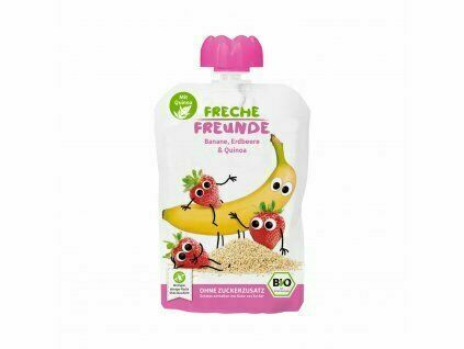 Freche Freunde BIO Kapsička Banán, jahoda a quinoa 100g porovnat ceny