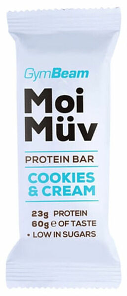 Gymbeam Proteinová tyčinka MoiMüv 24×60g cookies&cream porovnat ceny