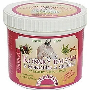 HERBAVERA Koňský hřejivý balzám konopí a skořice 500ml porovnat ceny