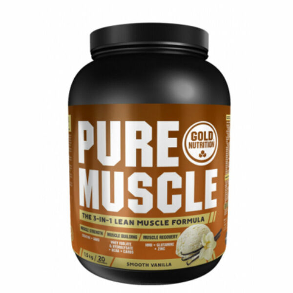 GOLDNUTRITION Pure muscle vanilka 1500 g porovnat ceny