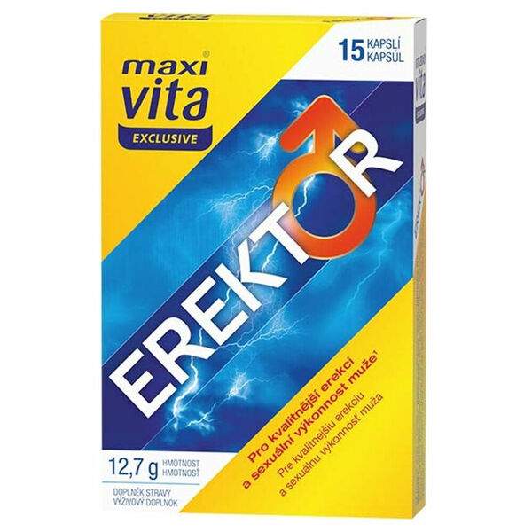 Maxi Vita Exclusive Erektor 15 kapslí porovnat ceny