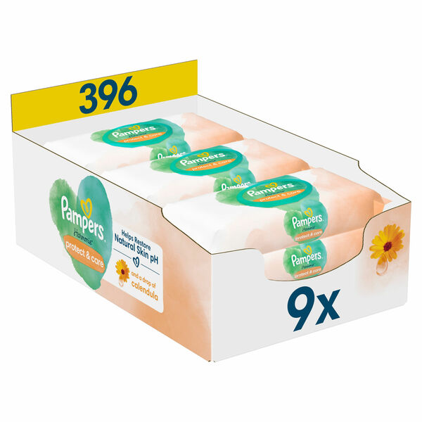 Pampers Harmonie Protect & Care Dětské Čisticí Ubrousky 9 x 44 g porovnat ceny