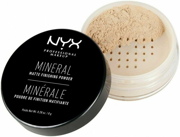 NYX Professional Makeup Mineral Finishing Powder - Minerální pudr - Light/Medium 8g porovnat ceny