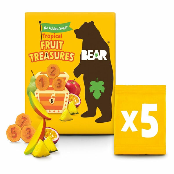 BEAR Fruit treasures tropical mango a marakuja 5 x 20 g porovnat ceny
