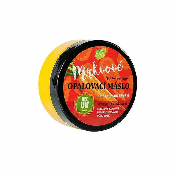 VIVACO Přírodní opalovací mrkvové máslo bez UV filtrů 150 ml porovnat ceny