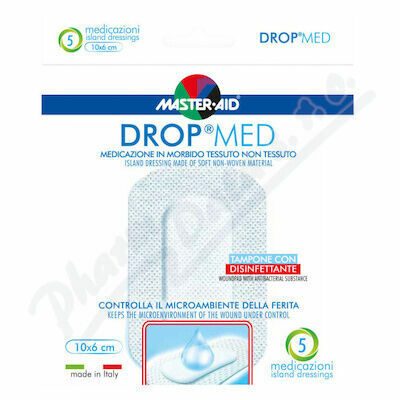 DROP MED Rychloobvaz Steril. Antisep 10x6 cm/5 ks porovnat ceny