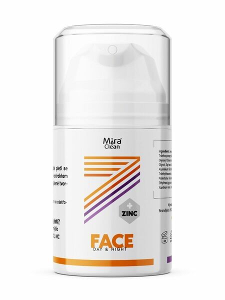MiraClean Krém na obličej se zinkem 50 ml porovnat ceny