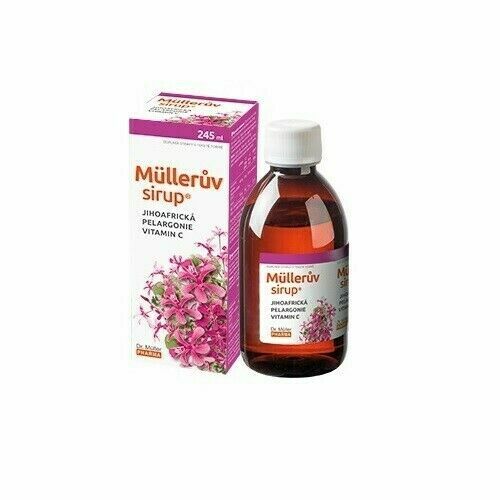 Müllerův Sirup S Jihoafr.pelargonií A Vit.c 245ml porovnat ceny