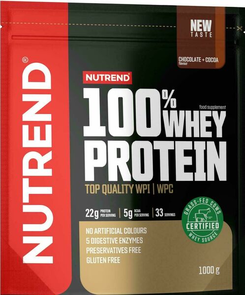 Nutrend 100% Whey Protein čokoláda/kakao 1000g porovnat ceny