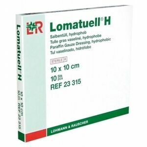 Lohmann&Rauscher  Tyl mastný Lomatuell H 10x10cm sterilní 10ks porovnat ceny