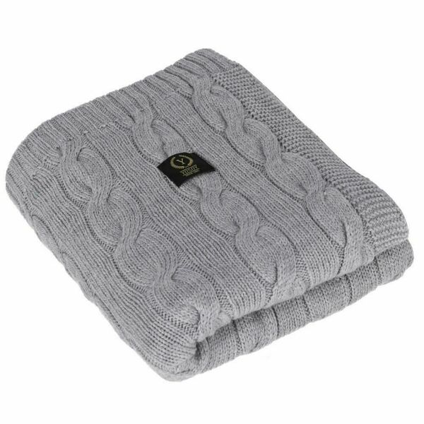 YOSOY Detská deka zo 100% merino vlny, 85x100cm, šedá 1ks porovnat ceny