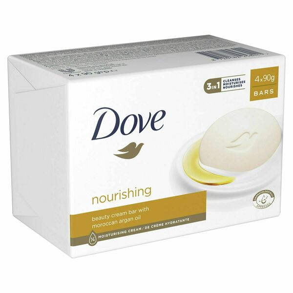 Dove Nourishing Arganový olej Krémová tableta Multipack 4 x 90 g porovnat ceny