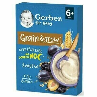 Gerber Nemléč.kaše Na Dobrou Noc švestka 200g 6m+ porovnat ceny