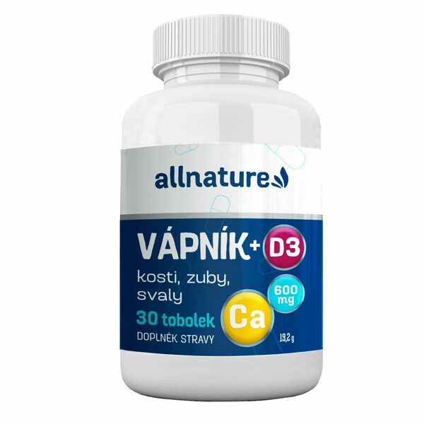 Allnature Vápník + D3 30 tobolek porovnat ceny