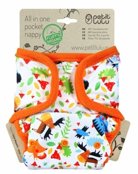Petit Lulu All In One kapsová plena patent - Lesní pohádka porovnat ceny