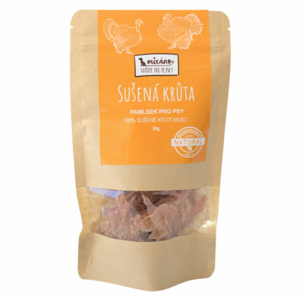 MIXÁNO Sušená krůta pamlsek pro psy 50 g porovnat ceny