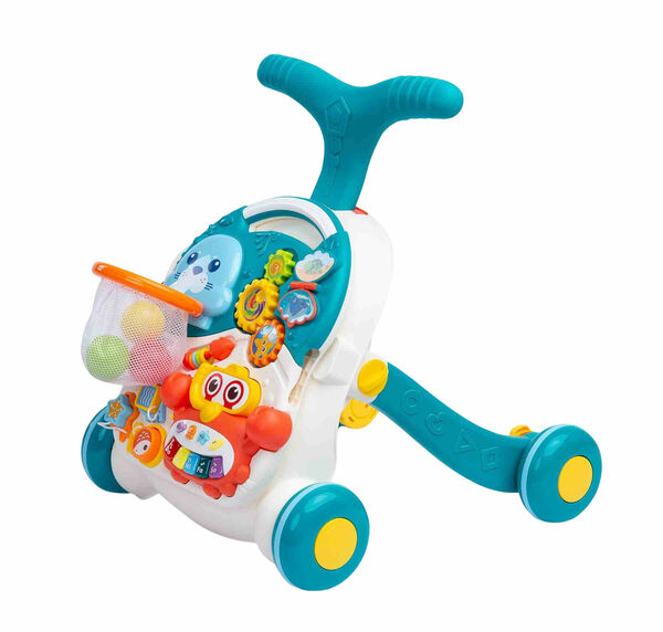 Toyz Dětské hrající edukační chodítko 2v1 Spark turquoise porovnat ceny
