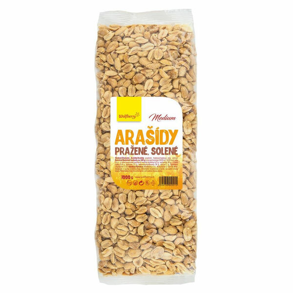 WOLFBERRY Arašídy pražené solené 1 kg porovnat ceny