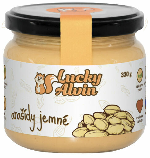 Lucky Alvin Arašídové máslo Jemné 330g porovnat ceny