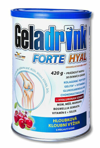 Geladrink FORTE HYAL práškový nápoj višeň 420g porovnat ceny