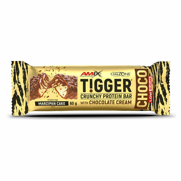 AMIX Tigger zero choco protein bar marcipán čokoláda proteinová tyčinka 60 g porovnat ceny