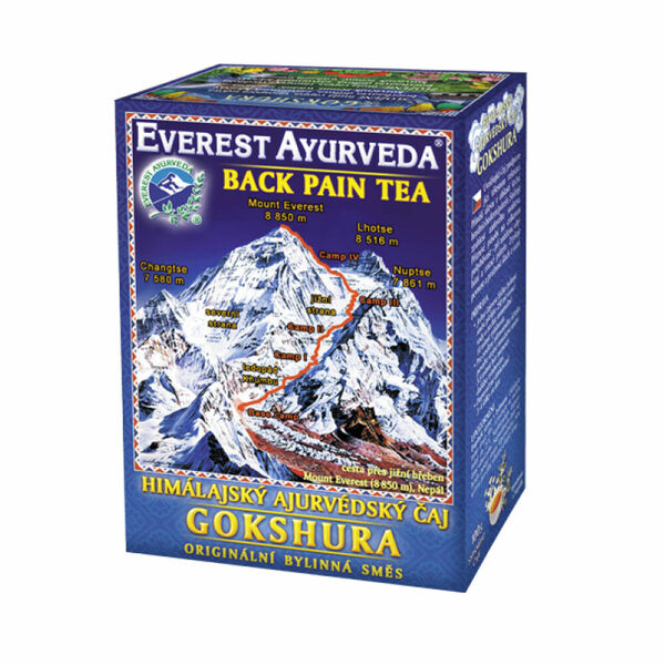 EVEREST AYURVEDA Gokshura uvolnění zádového svalstva 100 g sypaného čaje porovnat ceny