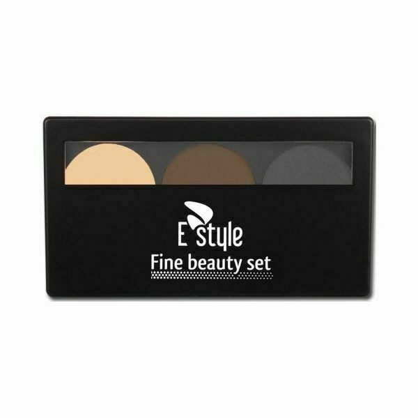 E-style Sada na úpravu obočí Dark brown 5,7g porovnat ceny