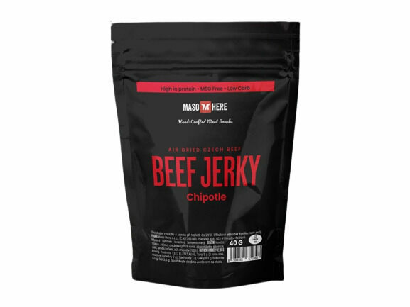 Maso Here Hovězí jerky chipotle 40 g porovnat ceny