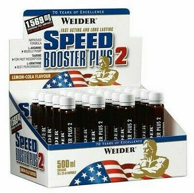 Weider Speed Booster Plus 2, 25 ml, Citrón - Cola porovnat ceny