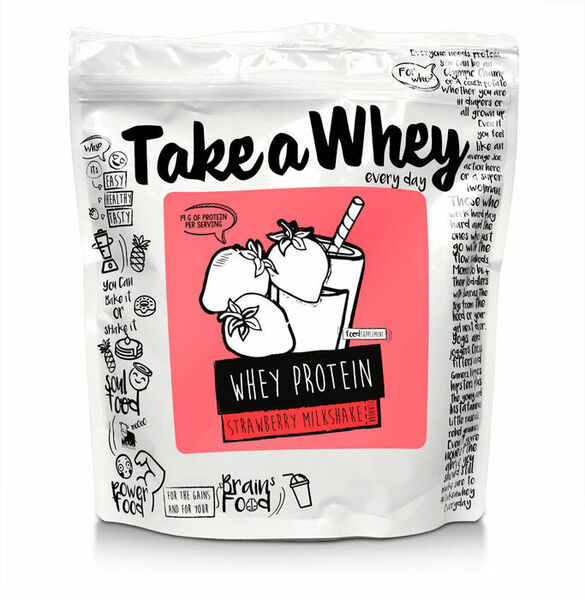 Take a Whey Protein jahodový mléčný shake 907 g porovnat ceny