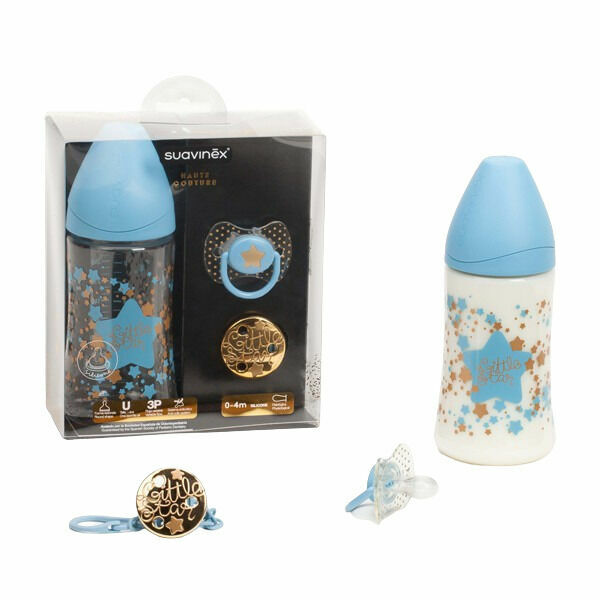 Suavinex Set Premium Haure Couture, modrý 0-4m porovnat ceny