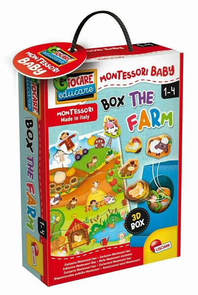 Liscianigioch Montessori Baby Box The Farm - Vkládačka farma porovnat ceny