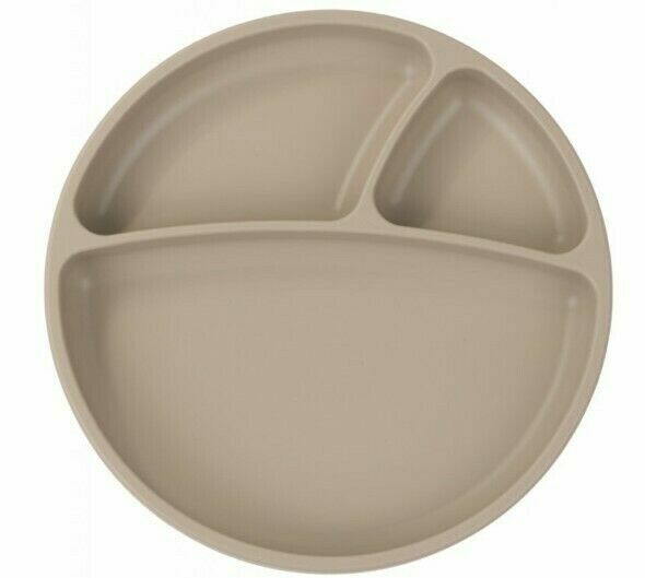 Minikoioi Talíř dělený silikonový s přísavkou - Bubble Beige porovnat ceny
