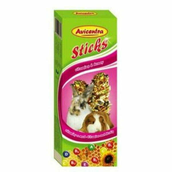 AVICENTRA tyčinky velký hlodavec - vitamin + med 2 kusy porovnat ceny