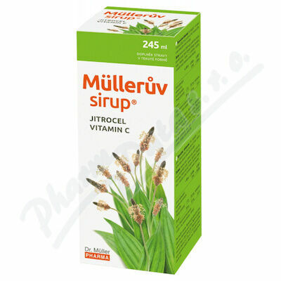 Müllerův sirup s jitrocelem a vitaminem C 245ml porovnat ceny