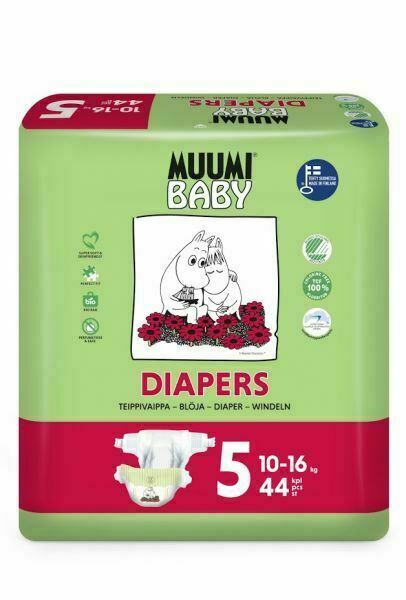 Muumi Baby  Pleny jednorázové 5 Maxi + 10-16kg 44ks Baby Muumi porovnat ceny