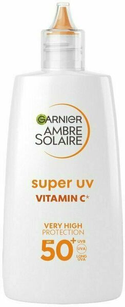 Garnier Ambre Solaire super UV denní fluid proti tmavým skvrnám s vitaminem C a SPF 50+, 40 ml porovnat ceny