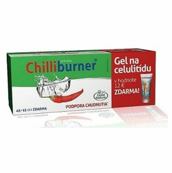 CHILLIBURNER podpora hubnutí 45+15 tablet + Chillishape 200 ml ZDARMA porovnat ceny