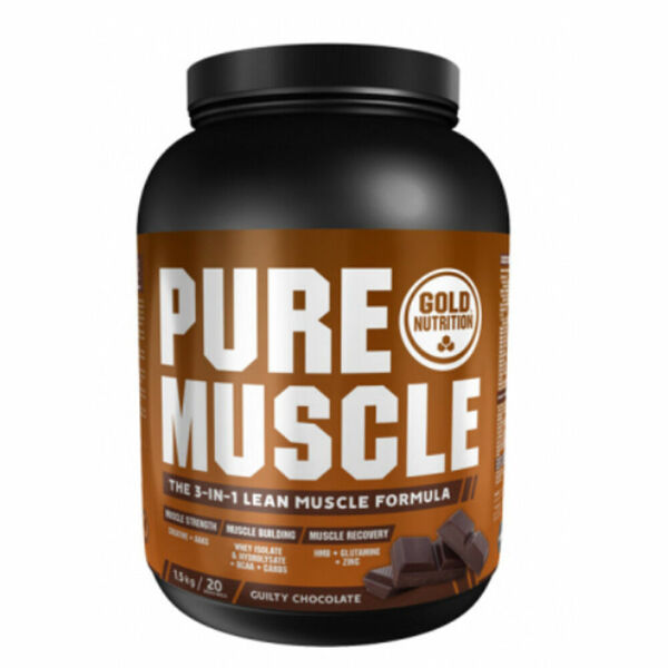GOLDNUTRITION Pure muscle čokoláda 1500 g porovnat ceny