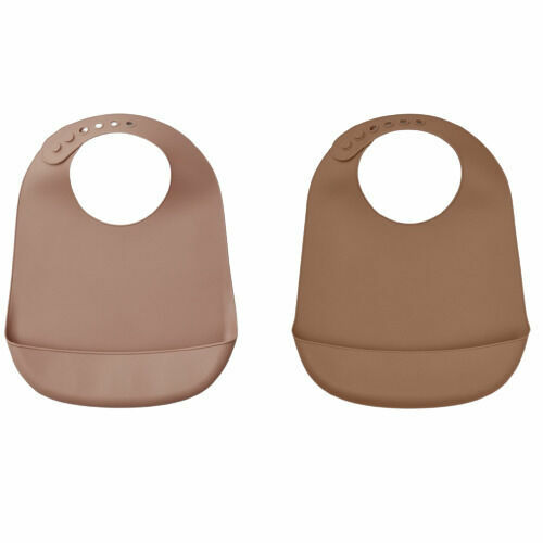 LIEWOOD Silikonové bryndáčky Dark rose/terracotta mix 2ks porovnat ceny