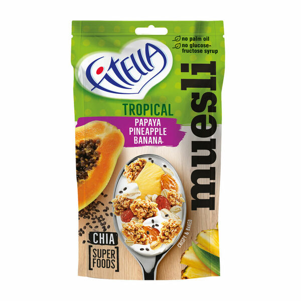 FITELLA Tropical muesli 50 g porovnat ceny