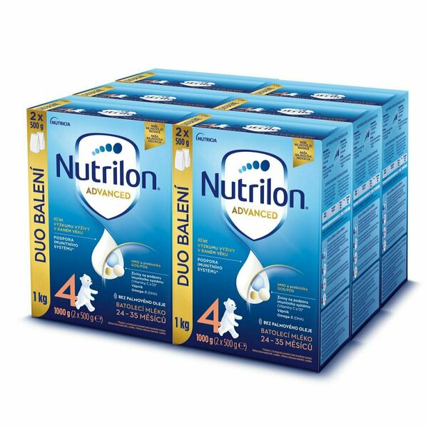 Nutrilon Advanced 4 Batolecí mléko od ukončeného 24. měsíce 6 x 1000 g porovnat ceny