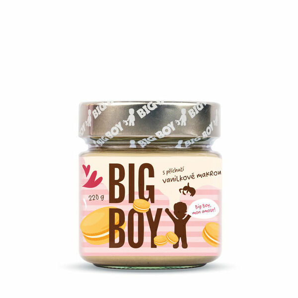 BIG BOY Vanilková makronka kém z mandlí a arašídů 220 g porovnat ceny