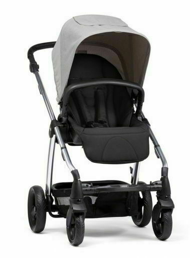 Mamas&Papas Sola2 kočárek chromová konstrukce Light Grey Marl + fusak porovnat ceny